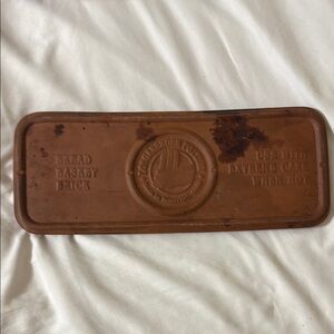 Longaberger Pottery Brown Bread Brick